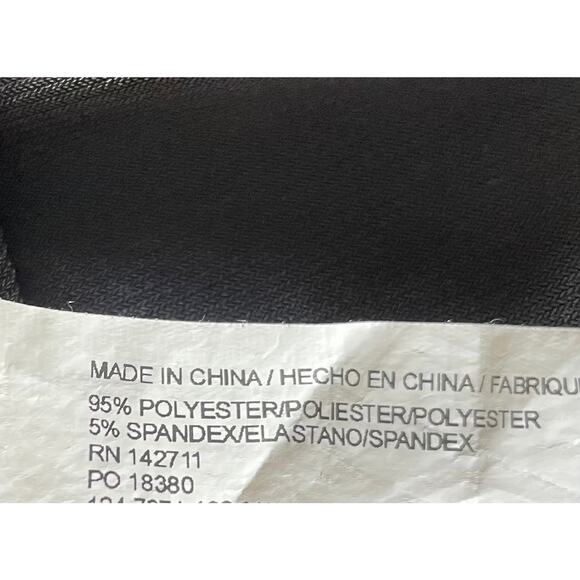 Eloquii Midi Dress Black Surplice Neck Stretchy 3/4 Sleeves Elastic Waist Sz 18 - Picture 9 of 11